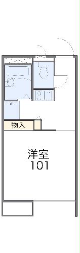 レオパレストレゾールの間取り