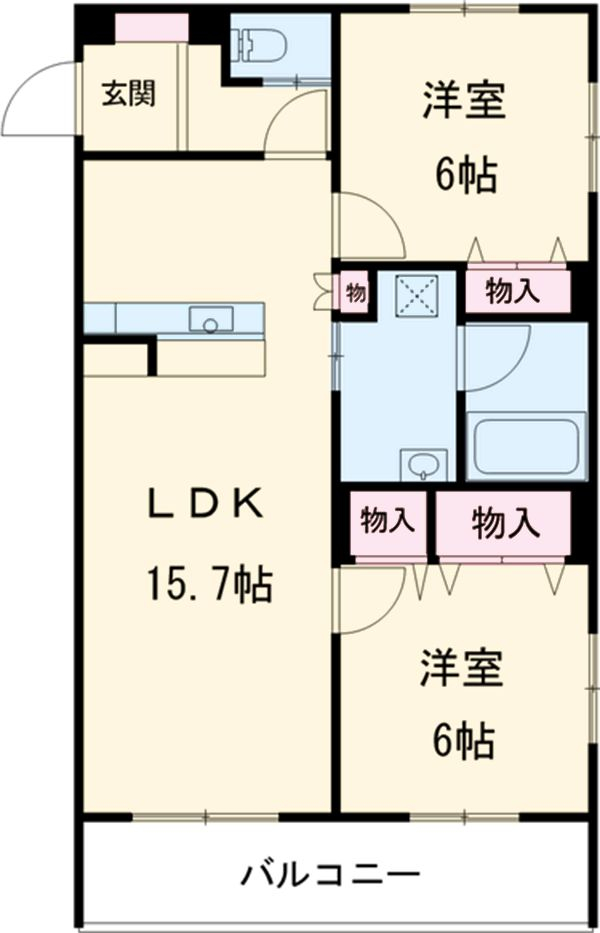 オラシオン新川の間取り