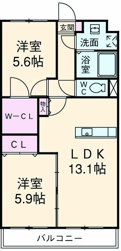 フェリーチェの間取り