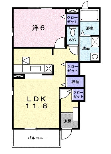 パーシモンフィールドの間取り