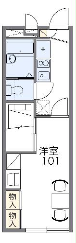 レオパレスターナーの間取り