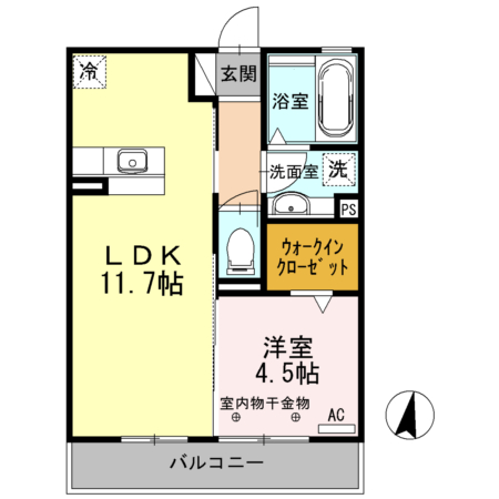 エスタシオの間取り