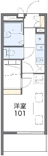 レオパレスカナンの間取り