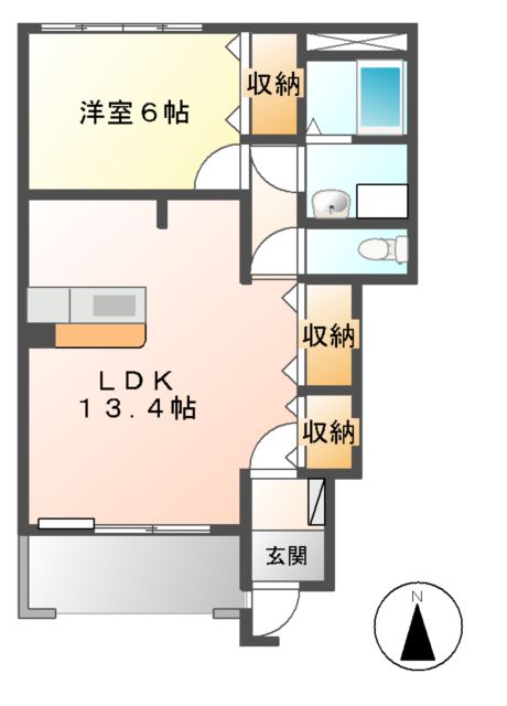 ルビコン・ドゥーエの間取り