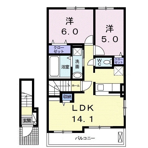 ラ・ペールの間取り