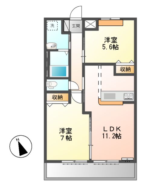 パストラルYAGUSUの間取り