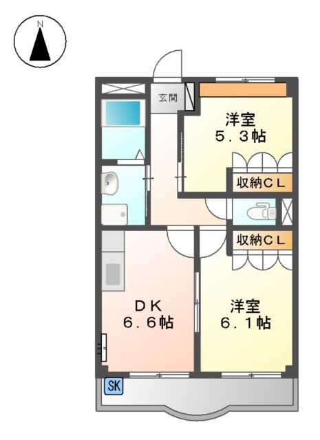 ミカミの間取り