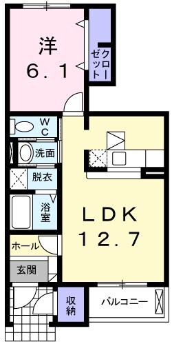 ヴィラ薫風一番館の間取り