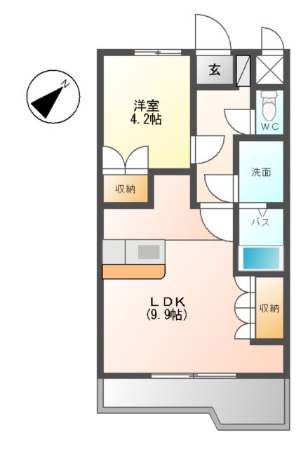 コンフォールの間取り