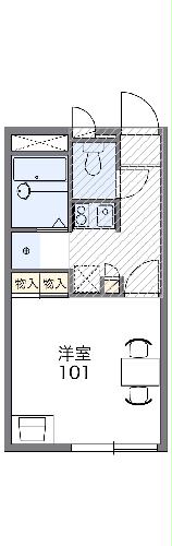 レオパレスあぶらやの間取り