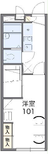 レオパレスMarbleの間取り