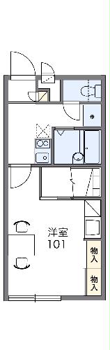 レオパレス橘の間取り