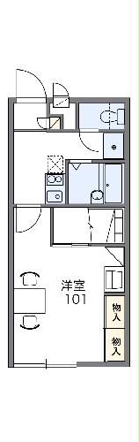 レオパレスPROMINENCEの間取り