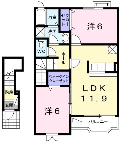 ヴィラ カルムの間取り