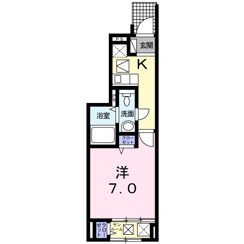 フラン コリーヌの間取り