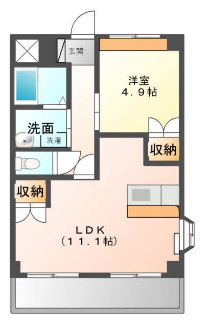 ソフィエールⅠの間取り