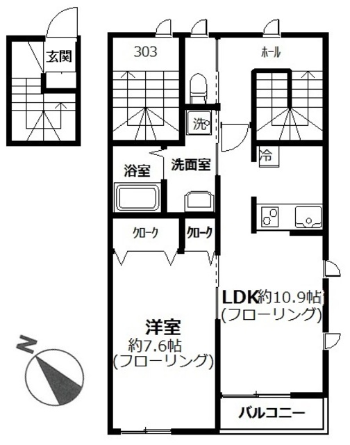 ガーデン シティー鷺沼の間取り