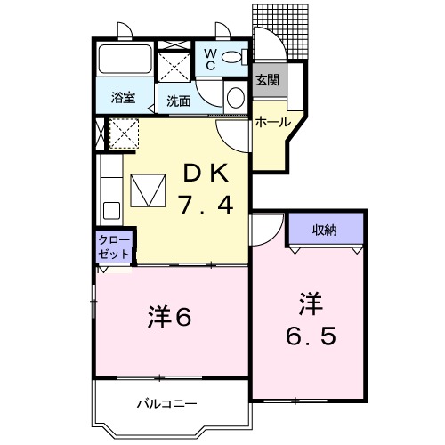 ニューウェーブ貳番館の間取り