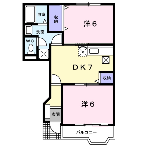 アメニティ21Ⅱの間取り