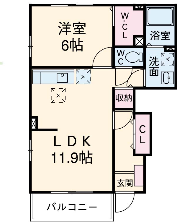 ブリーゼの間取り