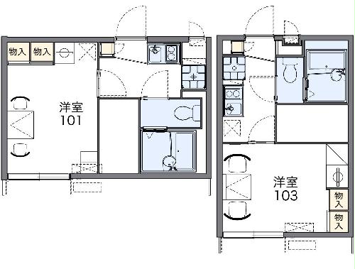 レオパレスクレールの間取り