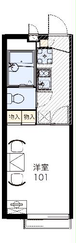 レオパレス猫座の間取り