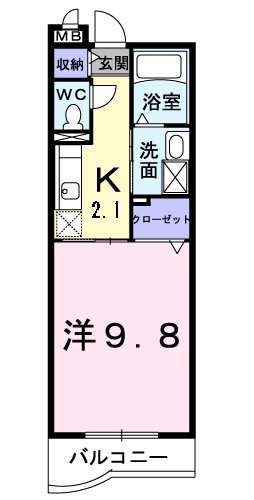 Naseru Kouhokuの間取り