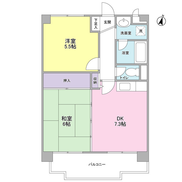 サンコール青葉台の間取り