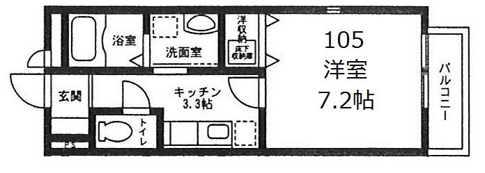 エメリタス登戸の間取り