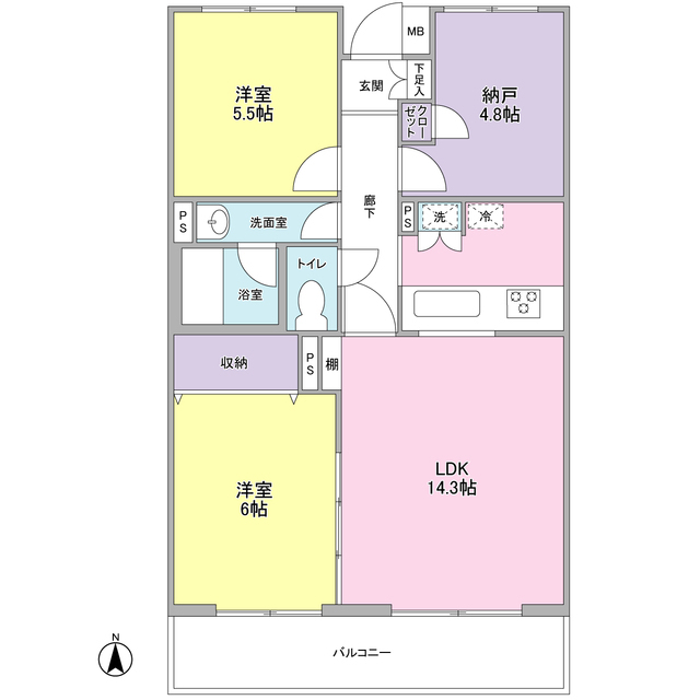 マ・メゾン鷺沼の間取り