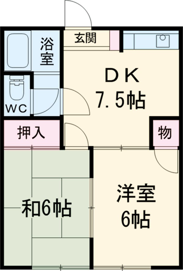 ハイム東本郷の間取り