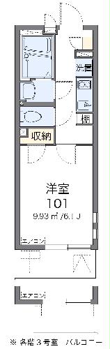 クレイノ西与野の間取り
