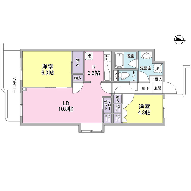 アプリーテ梶ヶ谷の間取り