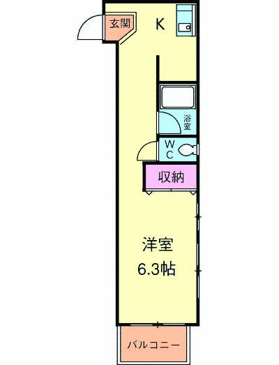 八雲ハイツの間取り
