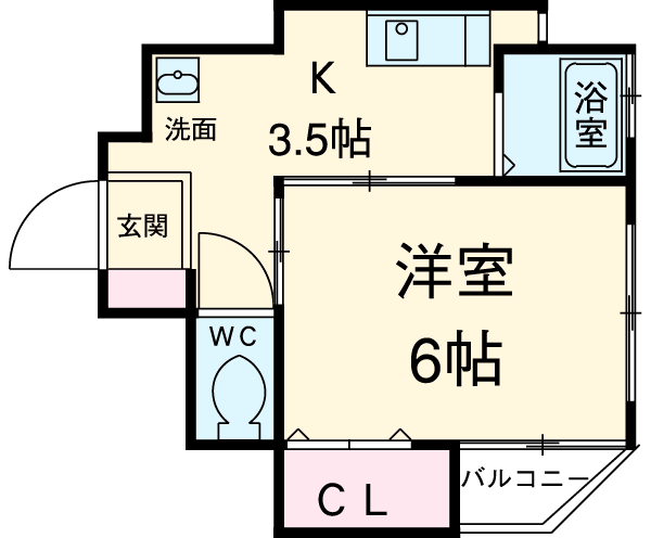 富岡ビルの間取り