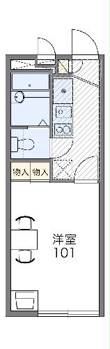 レオパレス山崎85の間取り