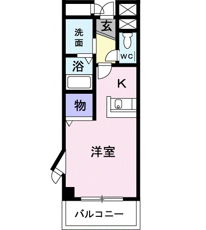 プレステージ大門の間取り