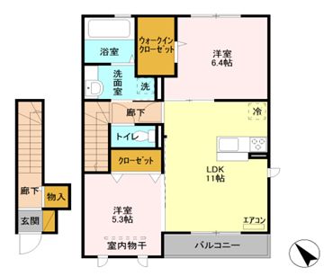 Cascata Ⅰの間取り