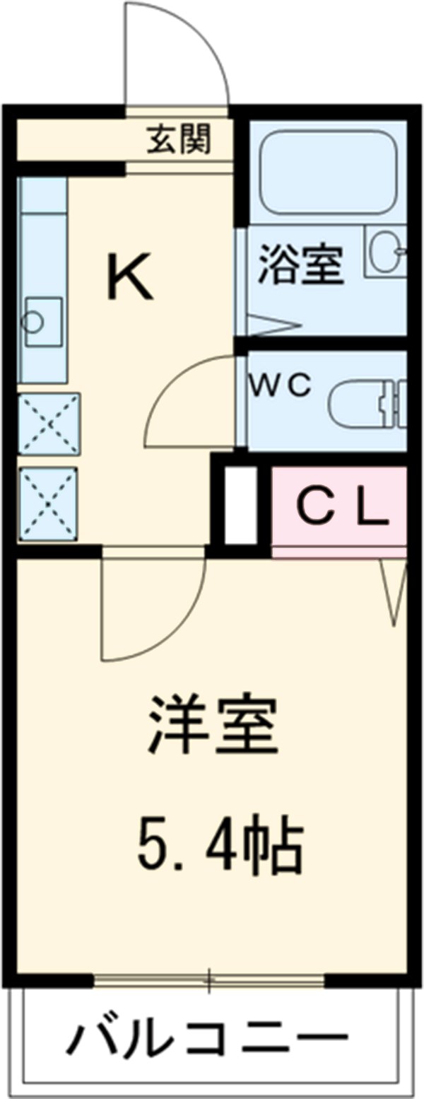 シャルマン東川口の間取り