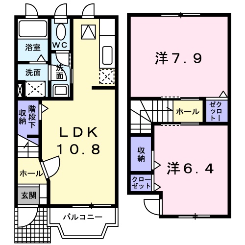 セレーノ参番館の間取り