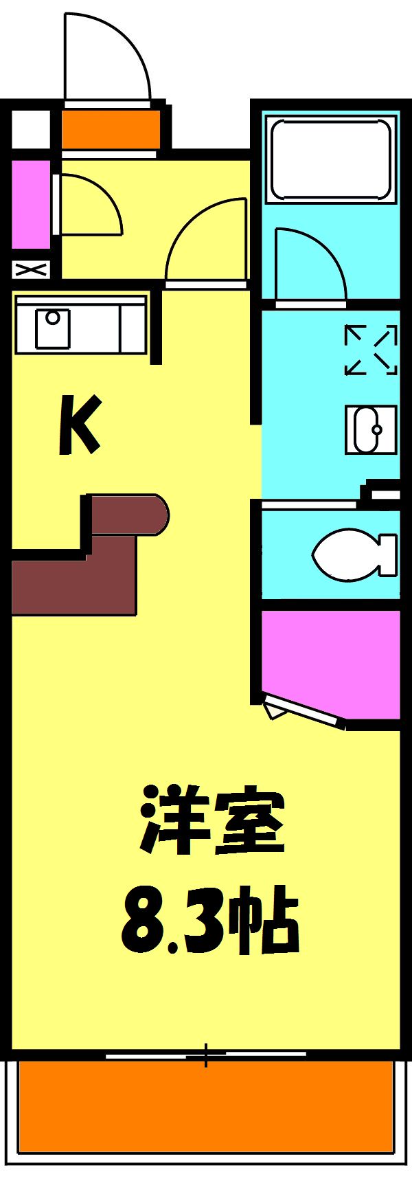 ZCO並木ビル2NDの間取り