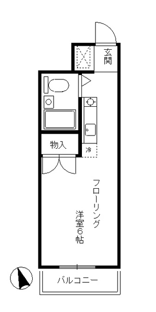 クレールＮの間取り