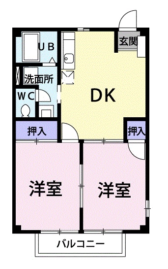 クレストⅡの間取り