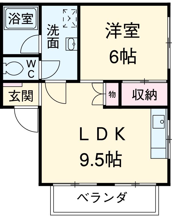 タケノヤハイツ飯塚の間取り