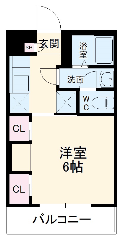 リブリ・Espoir 参番館の間取り
