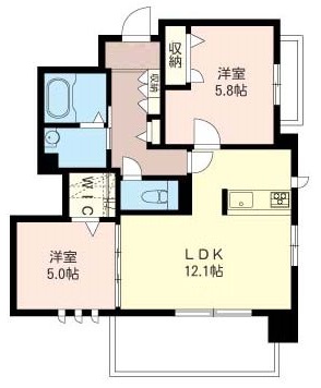 カーサ コラッタの間取り