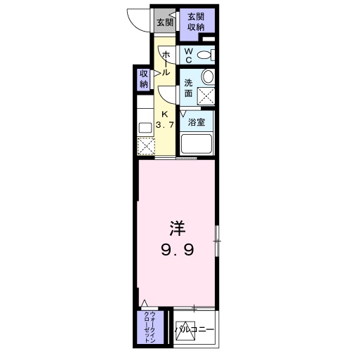 サニーフラットⅡの間取り