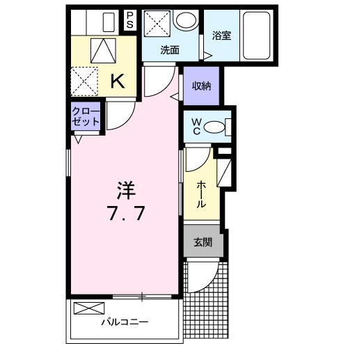 コモディ モンテⅢの間取り