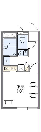 レオパレスPrincessの間取り