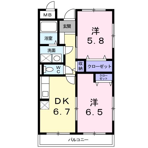 イースト・アヴェニューの間取り